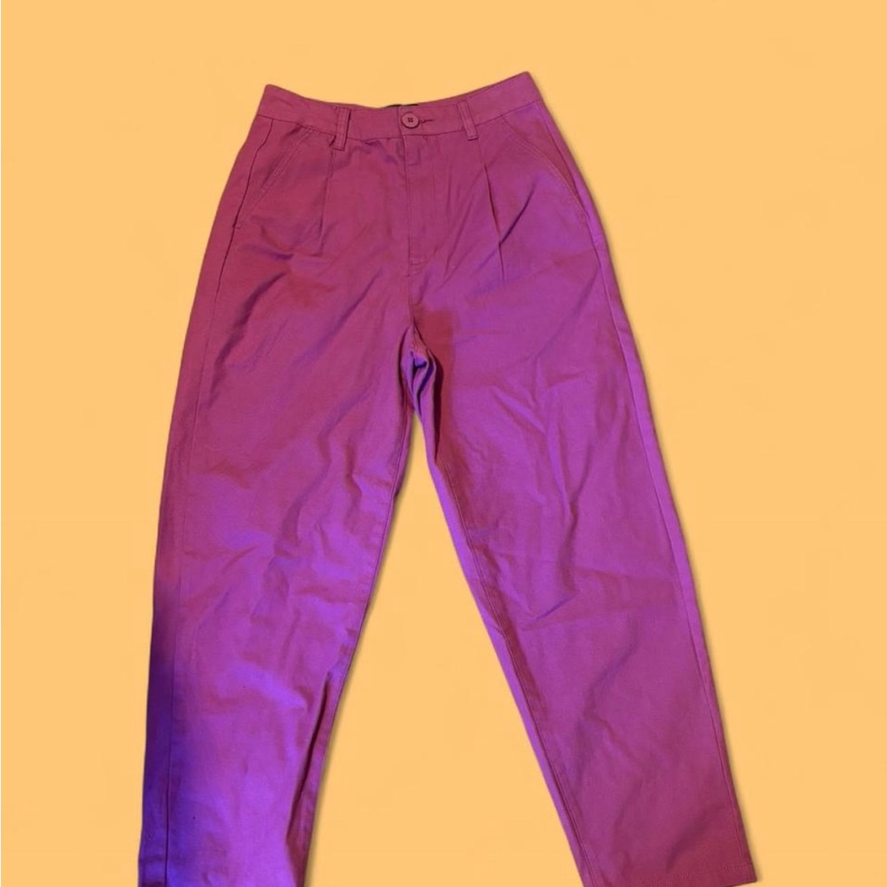 Princess Highway Bold Magenta Pleated Trousers
